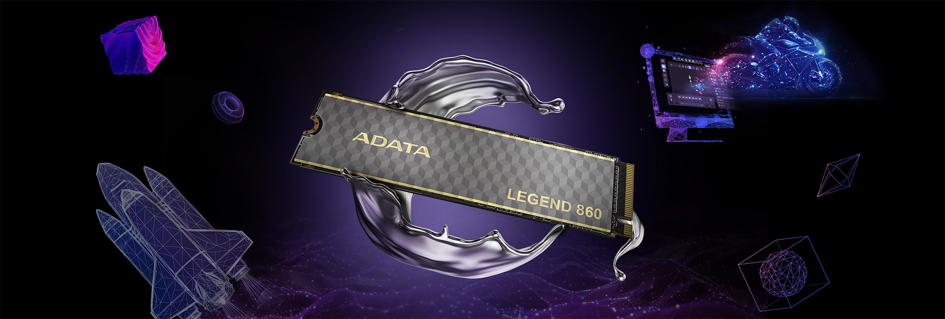 Solid-State Drive (SSD) ADATA Legend 860, 1TB, PCI Express 4.0 x4